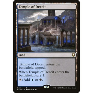 【北境卡牌】万智牌 诡诈 Temple of Deceit CLB 英文平卡 金