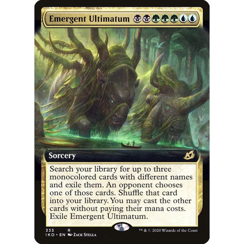 【北境卡牌】万智牌 IKO 突发通牒 Emergent Ultimatum 英/日扩画