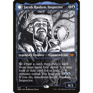万智牌 巡检官雅各布豪肯Jacob Hauken, Inspector VOW 中/英异画