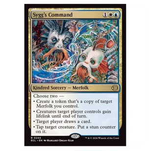 万智牌 ECL 洛温 席格的指命 Sygg's Command 英文平卡日印