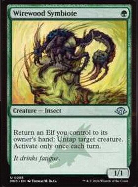 万智牌 摩登新篇3 MH3 修索林共生体 Wirewood Symbiote 中英文银