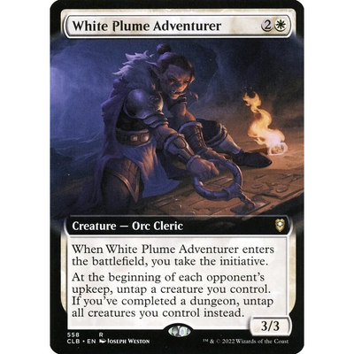 万智牌 白羽山冒险家 White Plume Adventurer CLB 英文扩画平/闪