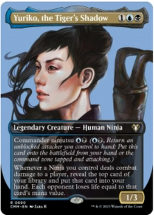 万智牌 虎影百合子Yuriko, the Tiger's Shadow英文扩画平CMM美印