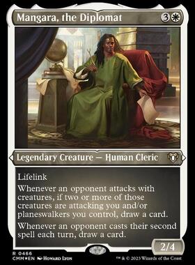 万智牌CMM指挥官大师 使节曼格拉 Mangara, the Diplomat英蚀刻闪