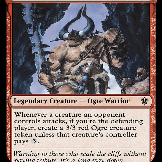 万智牌 山崖暴君克卒 Kazuul, Tyrant of the Cliffs MKC 英文平