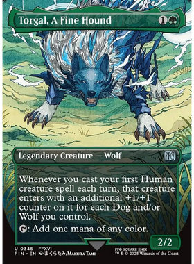 万智牌 好搭档托加尔 Torgal, A Fine Hound FIN 英文异画平/闪卡