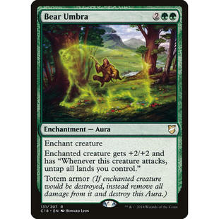 熊本影 金 萬智牌 C18 英文平卡 Umbra 北境卡牌 Bear