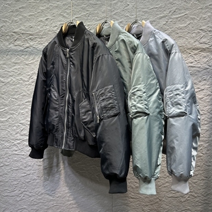 2025冬季潮牌男90%白鸭绒羽绒夹克棒球领飞行夹克帅气超酷羽绒服