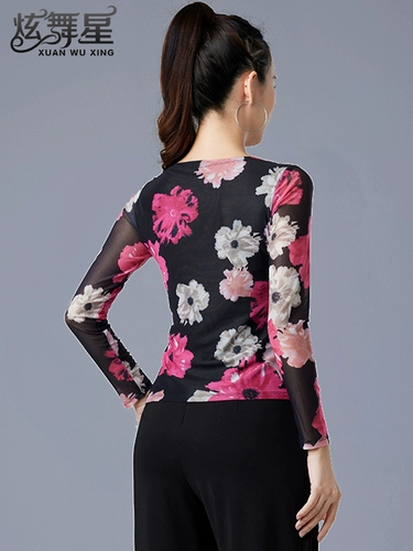 2025 Новый танцевальный топ национальный стандартный стандартный бальный танец танцевальный костюм
