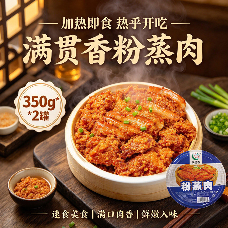 重庆粉蒸肉碗碗菜350g*2罐川渝特色速食品加热即食家常菜猪肉扣碗