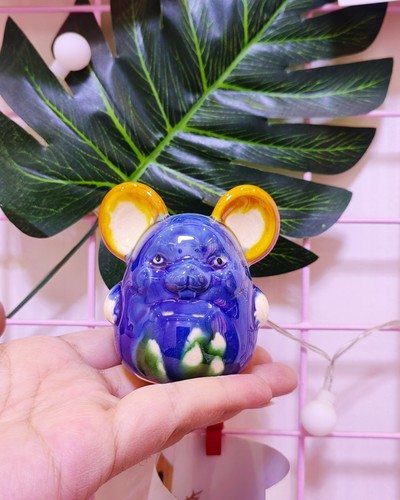 唐三彩动物十二生肖鼠牛虎兔龙蛇马羊猴鸡狗猪陶瓷客厅家居小摆件