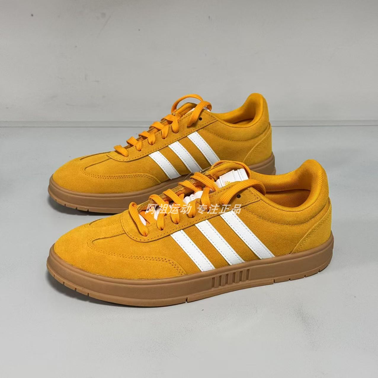 Adidas阿迪达斯 NEO Gradas 男女款时尚防滑耐磨运动德训鞋IE3920