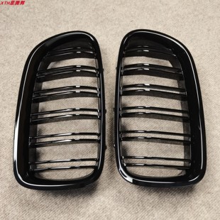 F18双杠亮黑中网520li525li530li540li中网 17年宝马5系F10