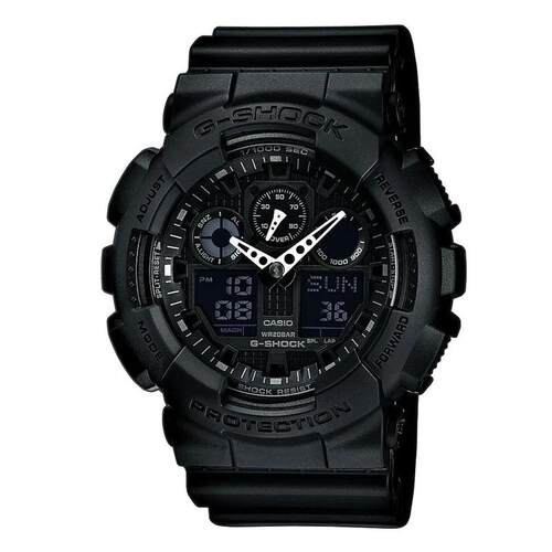 代购G-SHOCK男女腕表防水夜光计时世界时黑色树脂带矿物玻璃防震