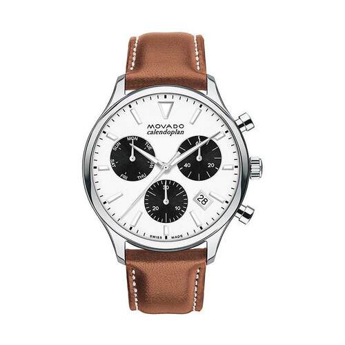 海外代购Movado/摩凡陀男士手表欧美腕表计时码表日历显示