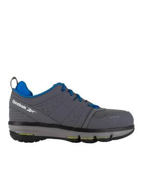 代购Reebok锐步男士运动板鞋防滑耐磨损透气抗冲击灰色蓝色