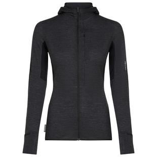 代购icebreaker女士夹克保暖透气羊毛连帽户外运动外套爆款休闲