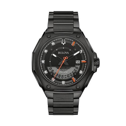 海外代购BULOVA/宝路华男士欧美腕表精准计时日期显示不锈钢表带