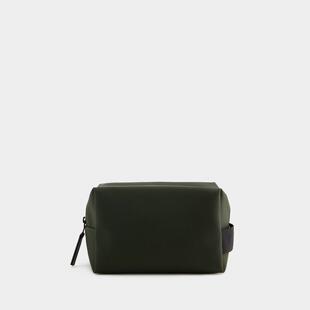 代购rains男女洗漱包防水便携收纳聚氨酯拉链提手户外旅行收纳包