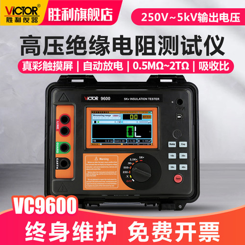 胜利仪器高压绝缘电阻测试仪5kV