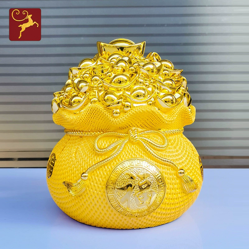 钱袋存钱罐大号招财进宝大容量