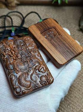 吊坠木质复古项链挂件民族风百搭