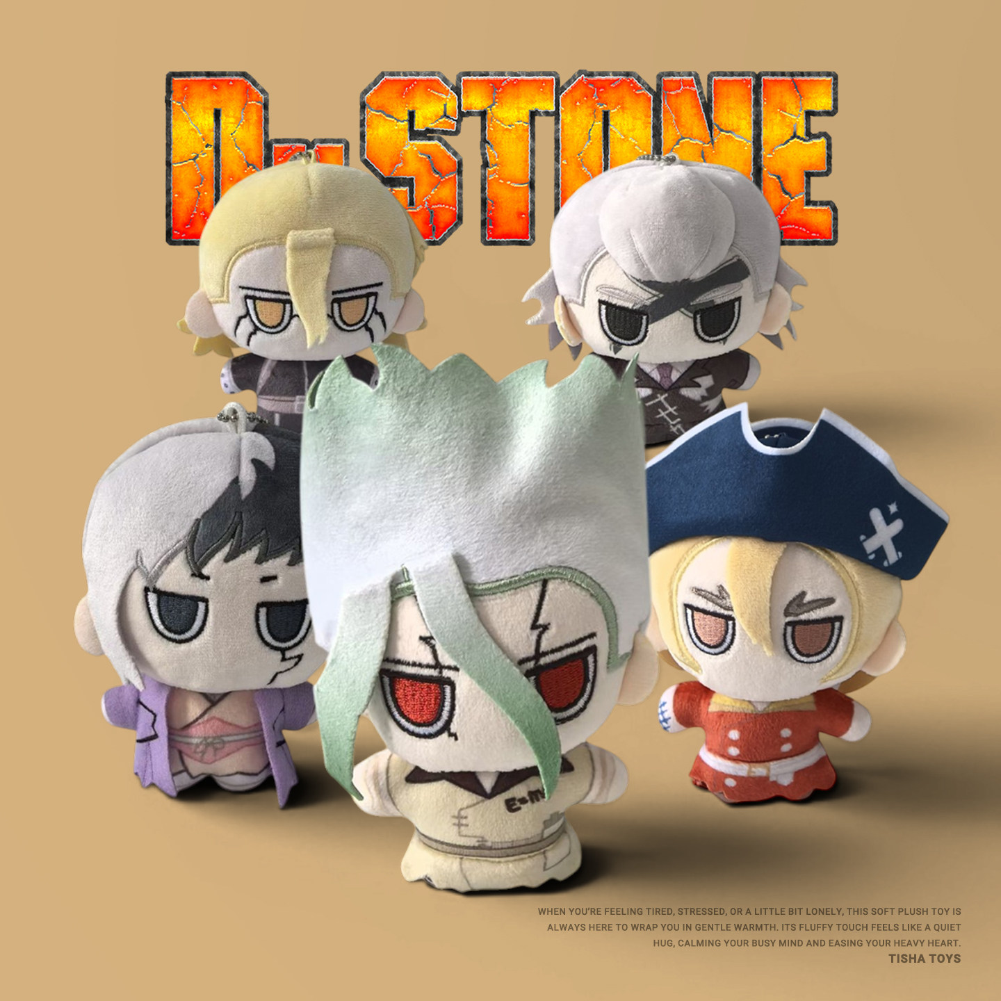 《Dr.STONE》石纪元毛绒挂件