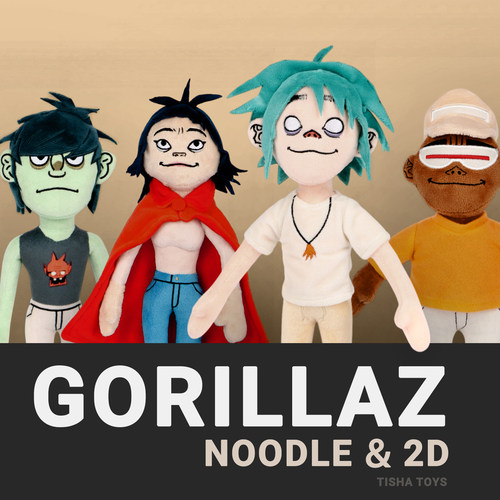 GorillazNoodle2D小面公仔