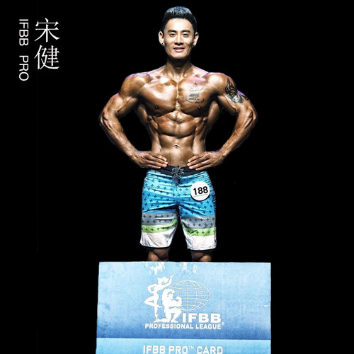 达克健体比赛沙滩裤宽松游泳裤