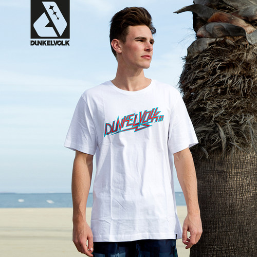 潮夏季圆领宽松大码短袖t恤