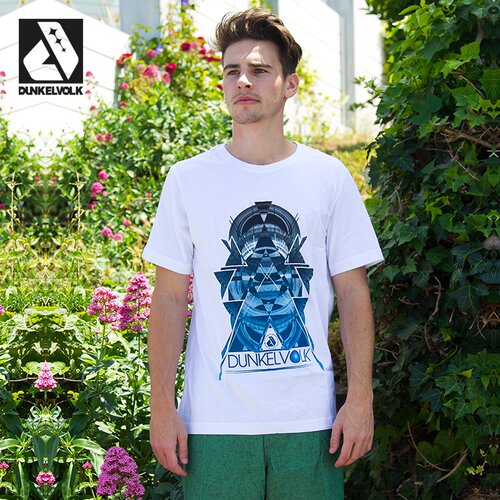 圆领印花休闲百搭青年短袖T恤