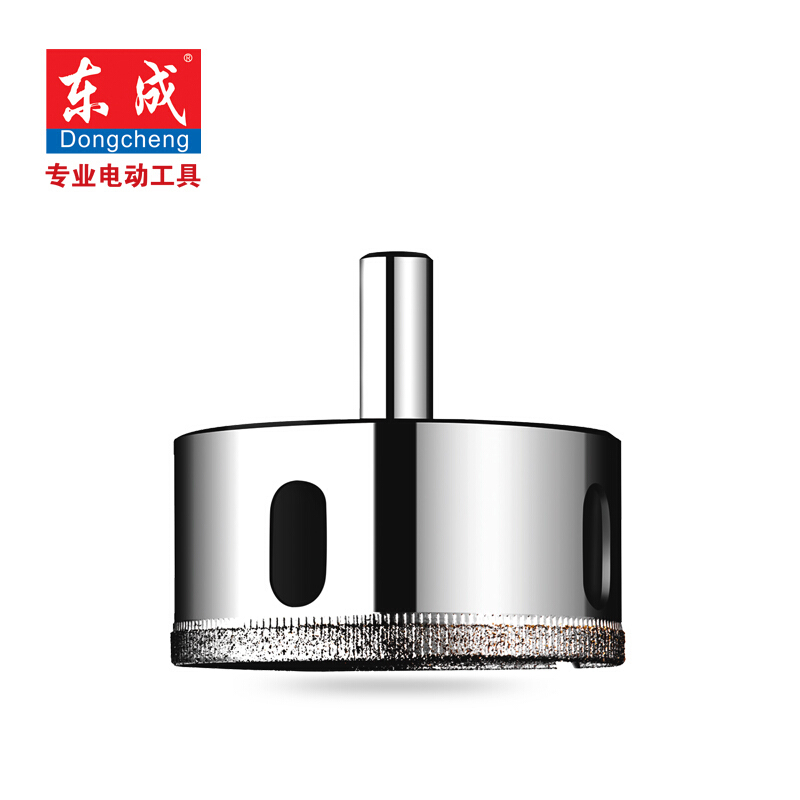 东成电动工具附件玻璃钻头玻璃扩孔器金刚砂玻璃开孔器6mm-50mm