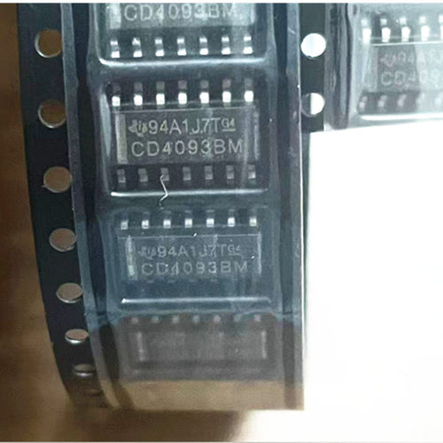 CD4093BM96SOP14正品原装CMOS四路2输入与非施密特触发器芯片