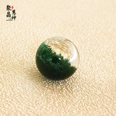 绿幽灵聚宝盆单珠配多宝异象水晶