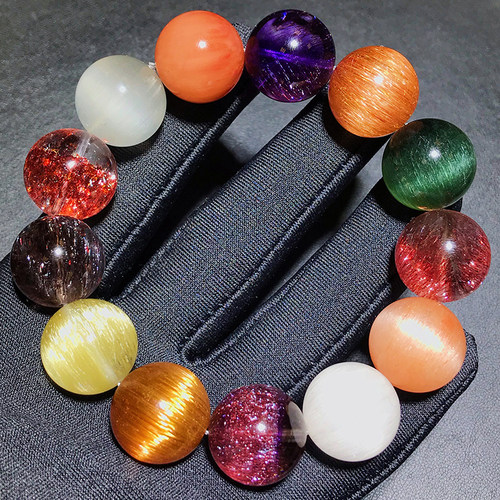 水晶手链聚晶慧神多宝