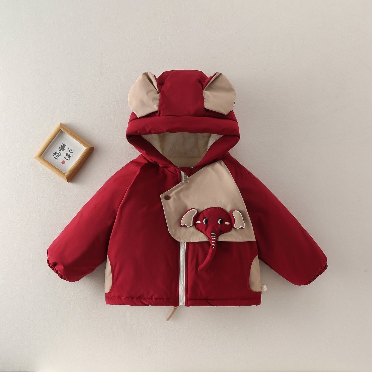 儿童冲锋衣外套新中式拜年服