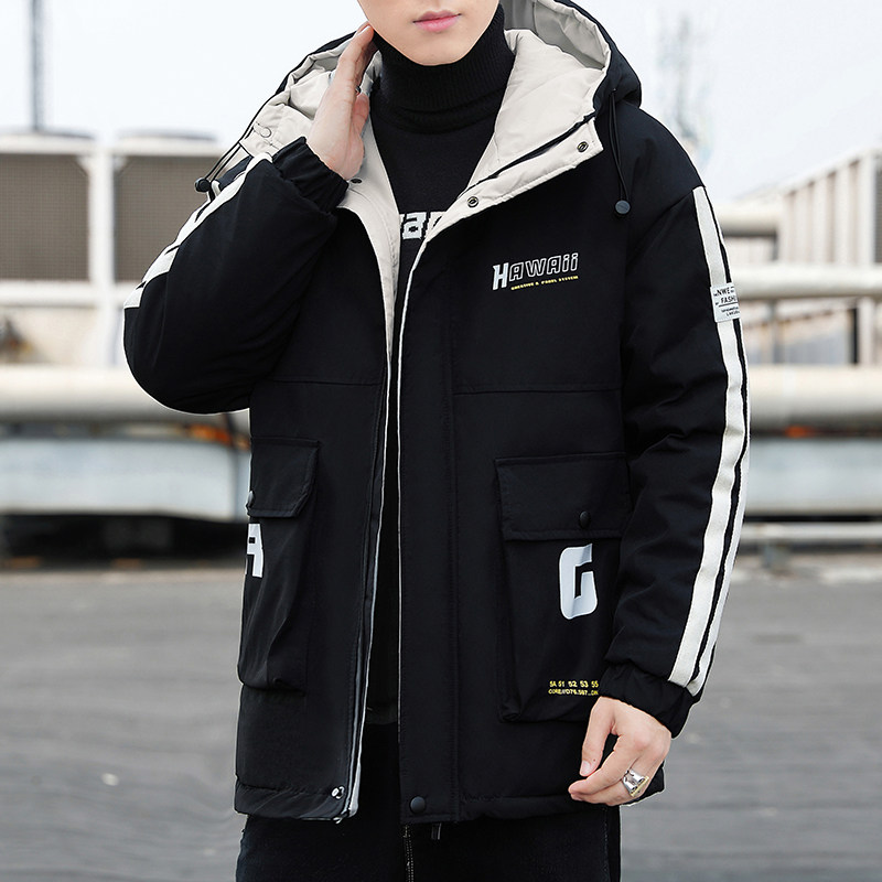 冬季棉衣男士新款棉袄潮流连帽加厚棉服外套XZ313B-1-MY159-P85,男装棉衣,星座310B-3