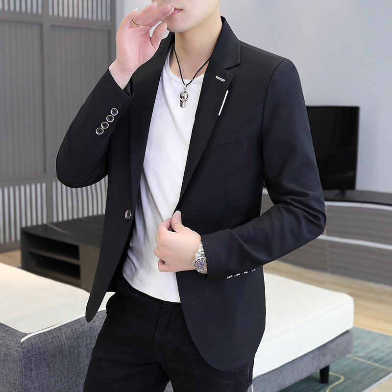 西装男秋季新款时尚休闲小西服外套XZ313B-1-XF2882-P90,男装西服,星座310B-3