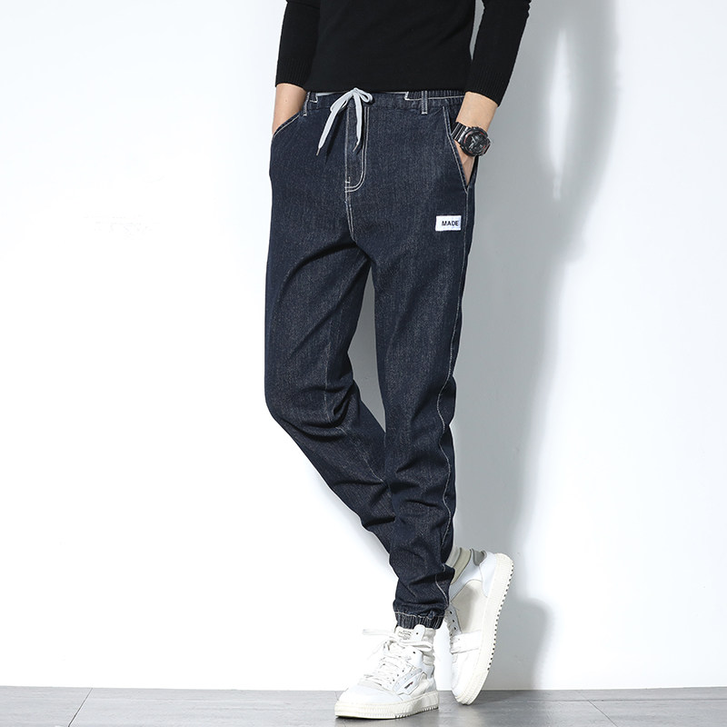 2022春夏新款男士时尚休闲宽松牛仔裤束脚裤XZ313B-1-NZ2005-P50,男装牛仔裤,星座310B-3