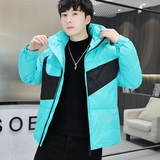 冬季棉衣男短款修身连帽加厚时尚棉服外套XZ313B-1-MY1422-P105，男装棉衣，星座310B-3