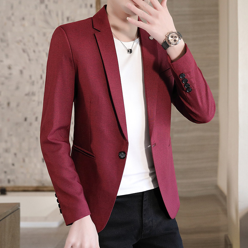 新款西装时尚帅气百搭韩版小西服外套XZ313B-1-XF2889,男装西服,星座310B-3