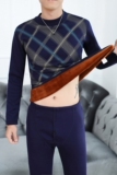 秋冬男士纯棉休闲加绒加厚长袖保暖套装XZ313B-1-TZ88-P65，男装休闲套装，星座310B-3