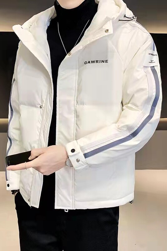 店主风羽绒服冬季加厚男士白鸭绒连帽羽绒外套XZ313B-1-2180-P155,男装棉衣,星座310B-3