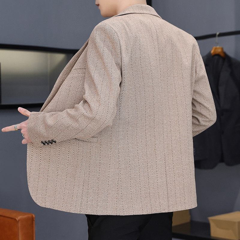 春季新款西装男士时尚休闲百搭小西服外套XZ313B-1-XF09,男装西服,星座310B-3