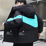 冬季棉衣男短款修身连帽加厚时尚棉服外套XZ313B-1-MY1422-P105，男装棉衣，星座310B-3