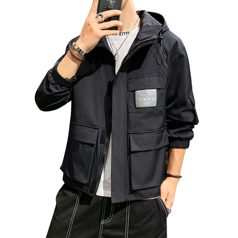 秋季新款男士时尚变色连帽工装夹克外套XZ313B-1-JK788-P73,男装夹克,星座310B-3