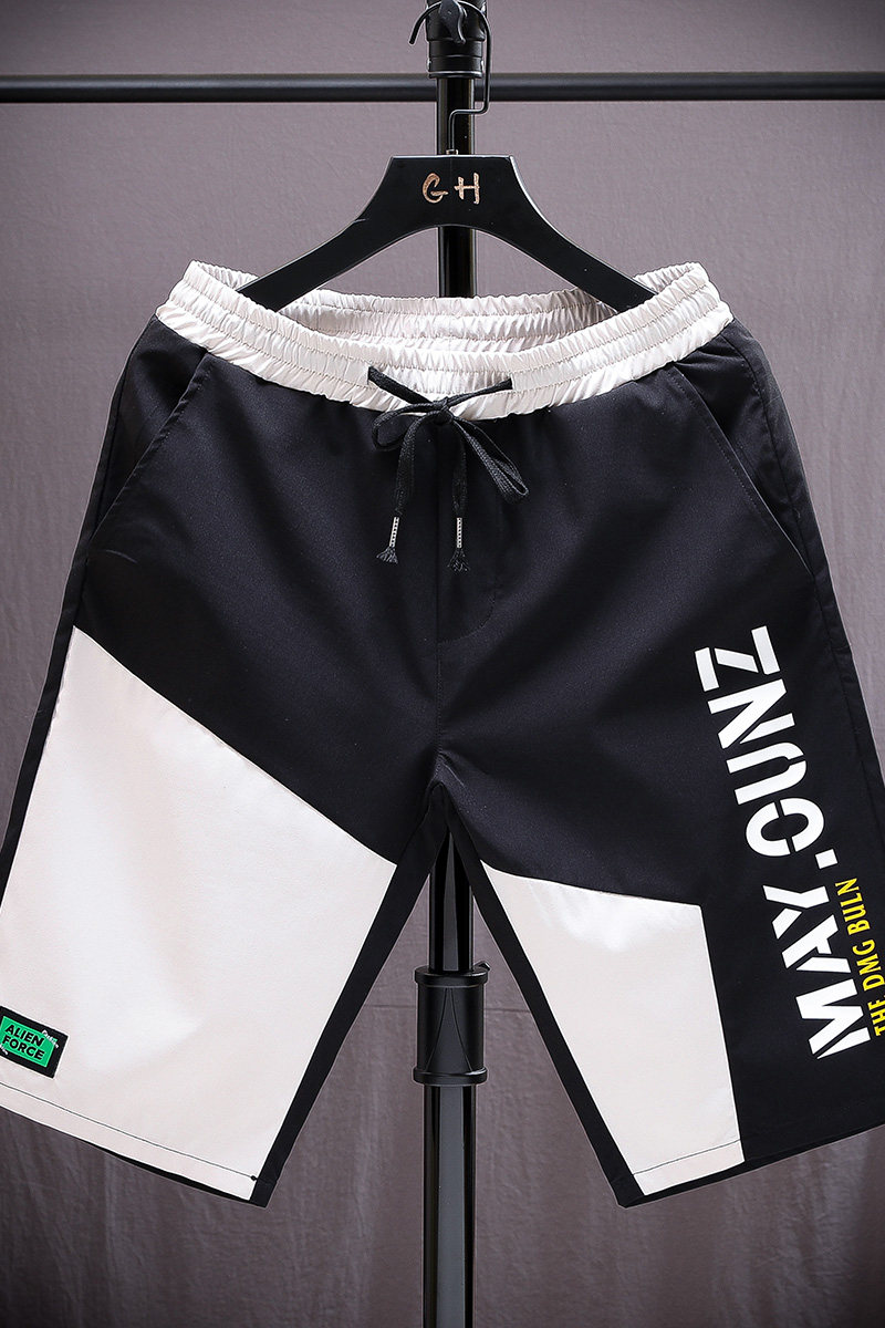 挂拍图夏季男士休闲短裤时尚潮流薄款五分裤XZ313B-1-DK6060-P20,男装休闲裤,星座310B-3