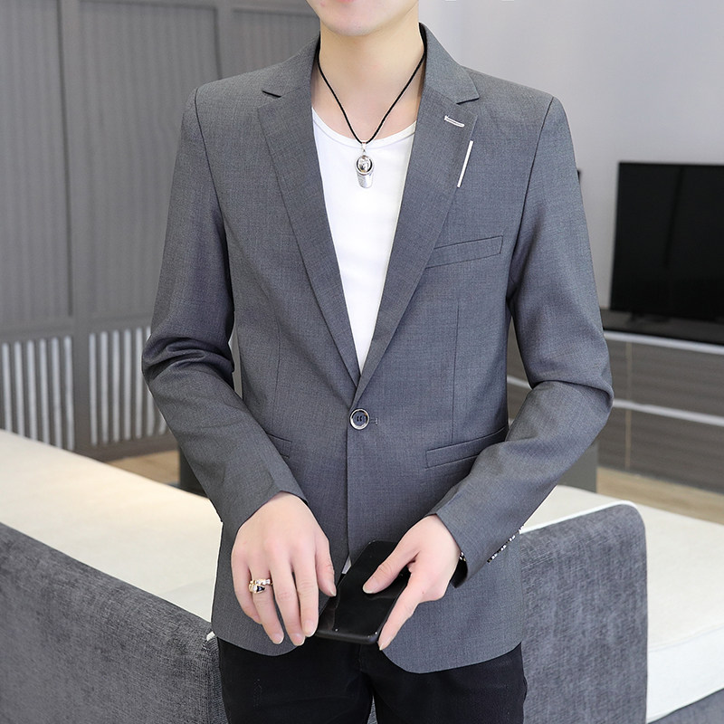 西装男春季新款时尚休闲小西服外套XZ313B-1-XF2882,男装西服,星座310B-3