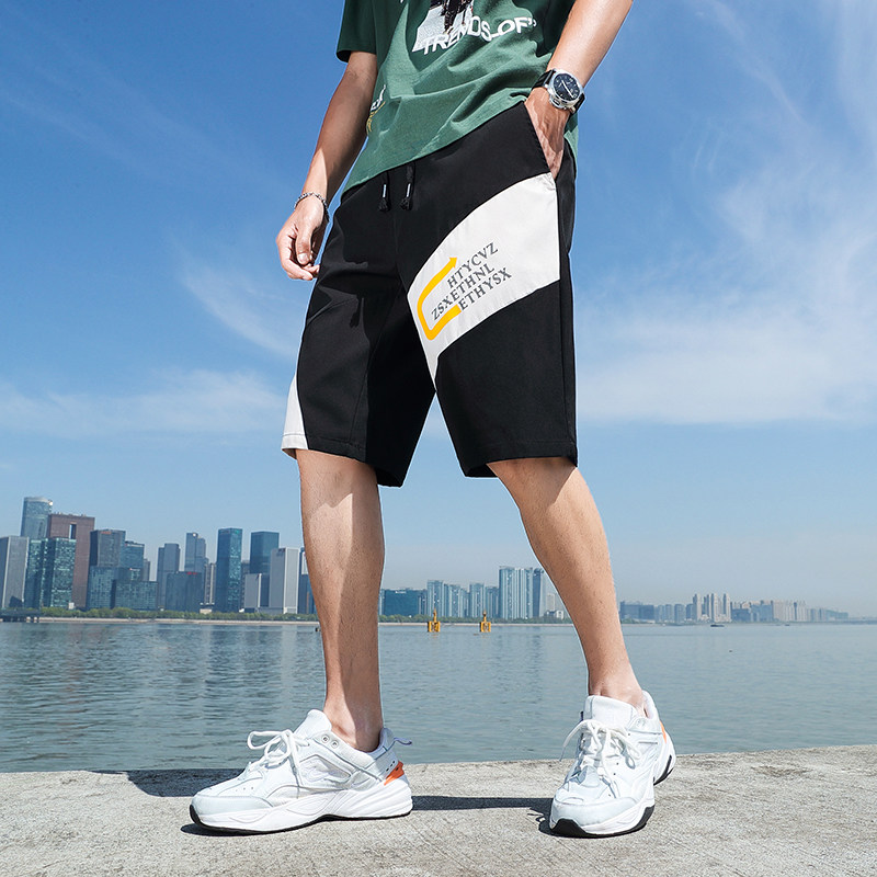 夏季男士休闲短裤时尚潮流薄款五分裤XZ313B-1-DK6080-P20图片