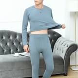 2022秋冬男士大码保暖套装圆领无痕加厚保暖衣XZ313B-1-T2188-P55，男装休闲套装，星座310B-3